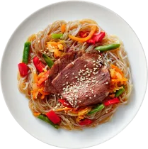Фунчоза с говядиной и овощами в устричном соусе, Ozon Fresh, 250 г