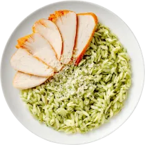 Паста орзо с курицей и соусом песто, Ozon Fresh, 205 г