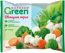 Овощное трио, Морозко Green, 400 г