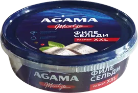 Филе сельди в масле, Agama, 400 г
