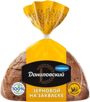 Хлеб «Даниловский», зерновой на закваске, Коломенский