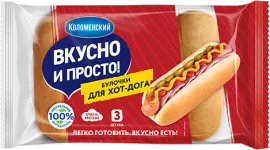 Булочки для хот-дога, Коломенский, 180 г,