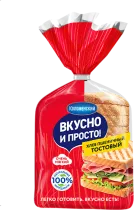 Хлеб «Тостовый» пшеничный, Коломенский, 320 г,