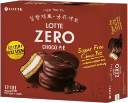 Печенье Lotte Zero Choco Pie, 336г